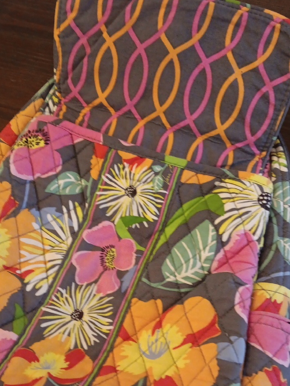 Vera Bradley Backpack. Floral Pattern. - Picture 2 of 8
